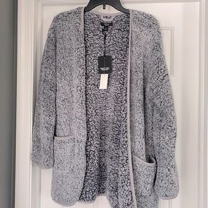Simply Vera Faux Fur Sleepwear Cardigan